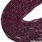 Gemstone Rondelle Bead Strands, Round Faceted, Polished Beads, Handmade Rondelle Beads, 12.5-inch, 3-4mm Round Strands for DIY Jewelry Making, GemMartUSA (70002)